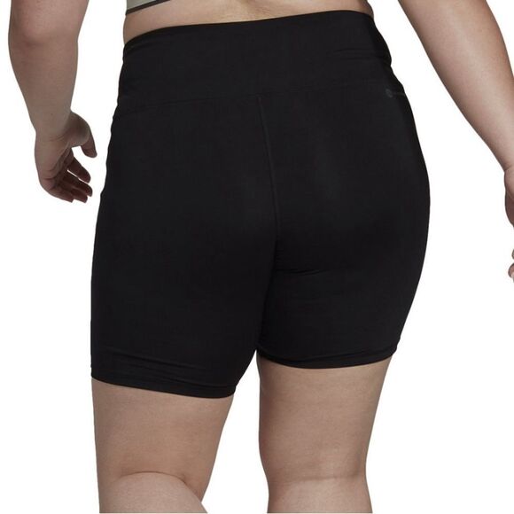 ✨ NWT Adidas 3-Stripes AEROREADY Shorts Black 4X Plus - Picture 4 of 13